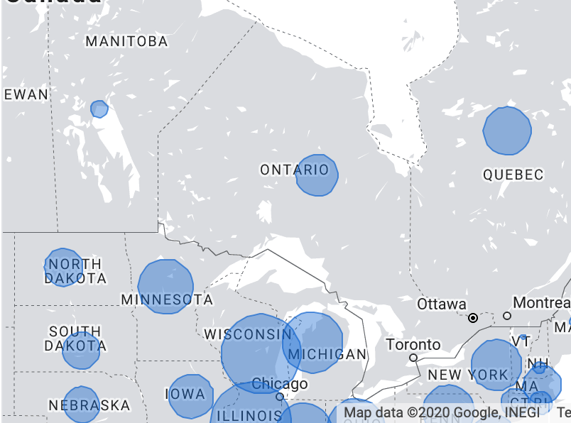 Interactive: High risk COVID-19 areas