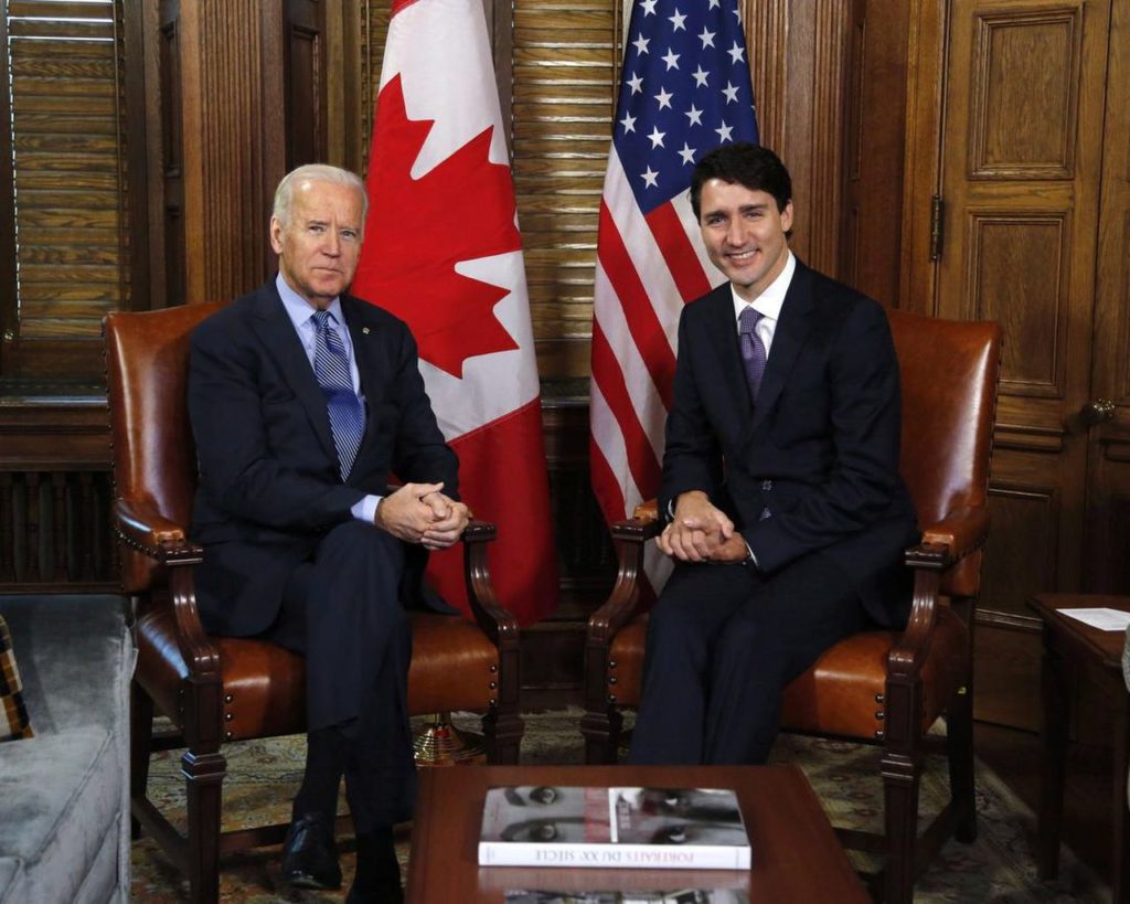 Justin Trudeau, Joe Biden, meeting in Ottawa,